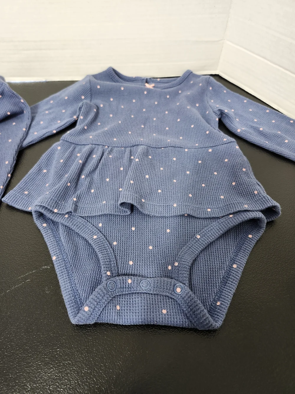 Girls 18 Months Matching Outfits 2 Sets Polka Dots Floral Long Sleeve Pants